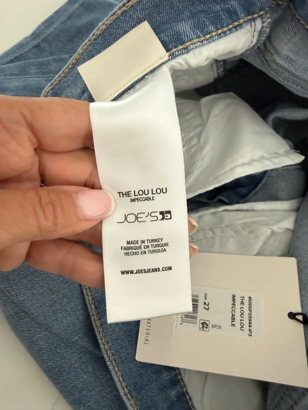 Joe's Jeans The Lou Lou I'm Impeccable Color NWT Size 27 Wide Leg Low Rise